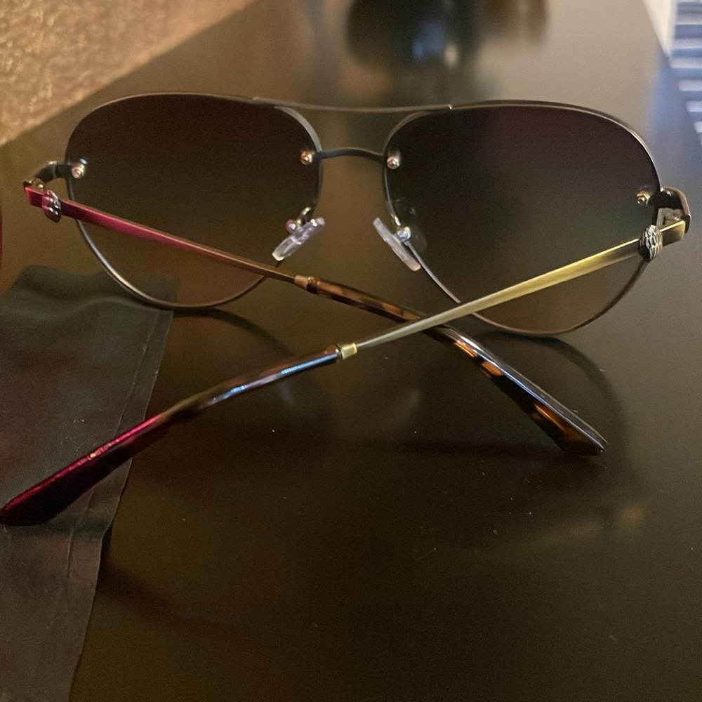 Kurt Geiger London  KGL1002 Shoreditch 60mm Gradient Aviator Sunglasses 😎 - Picture 2 of 13
